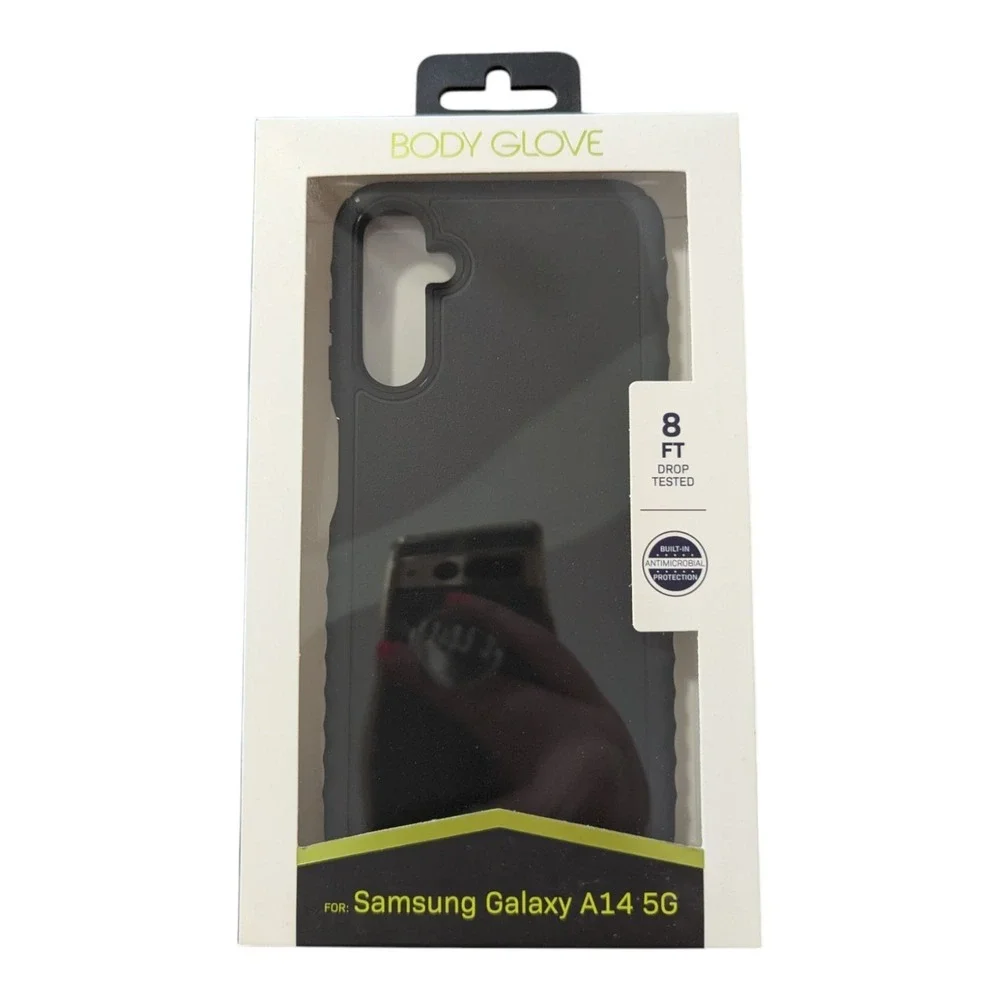 K8. Body Glove Contour Grip Case for Samsung Galaxy A14 5G - In Black